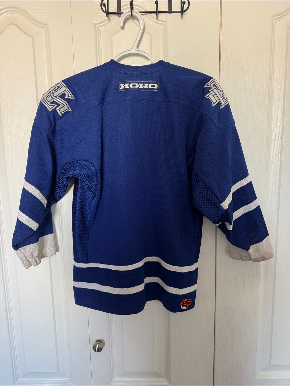 Vintage Toronto Maple Leafs KOHO Hockey Jersey Youth L/XL Blue - Picture 6 of 8